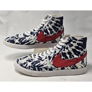 Nike Blazer Mid 77 Vintage Tie Dye Blue Grade School Size 7Y CZ7882-600